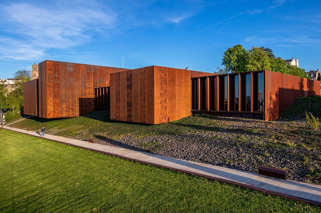 France,Aveyron,Rodez,the Soulages Museum,designed by the Catalan architects RCR associated with Passelac & Roques