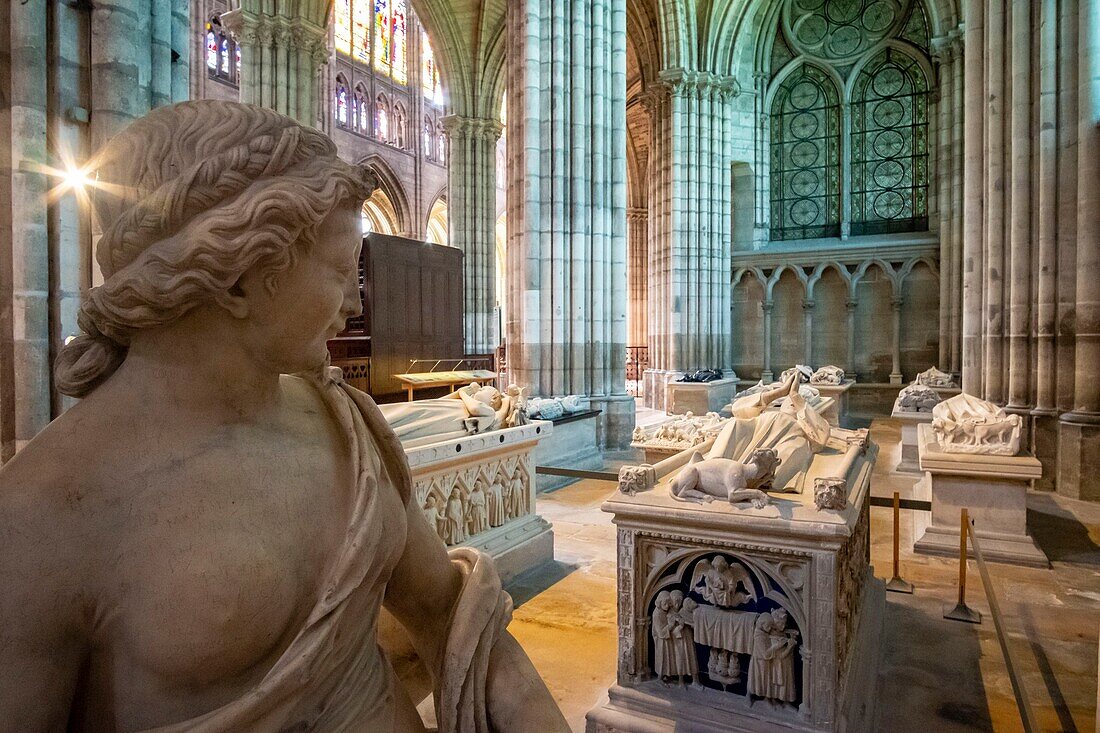 Frankreich,Seine Saint Denis,Saint Denis,die Basilika der Kathedrale,das Grab von Ludwig XII und Anne von der Bretagne