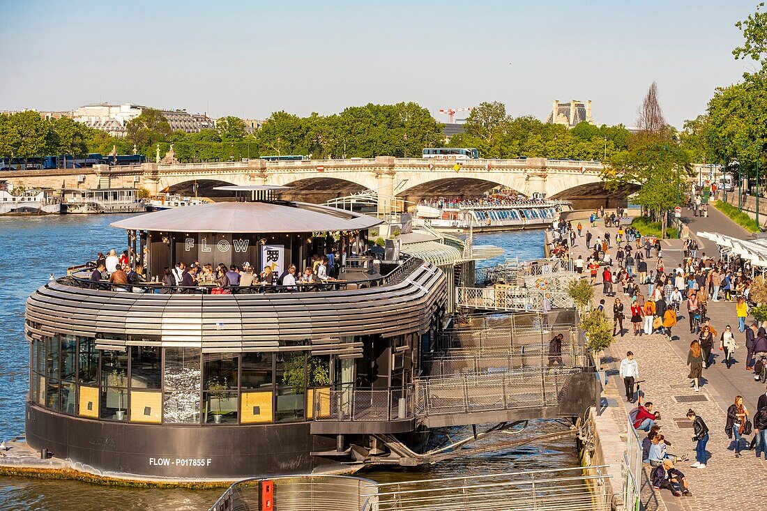 Frankreich,Paris,Weltkulturerbe der UNESCO,die Neuen Ufer,die Barke The Flow