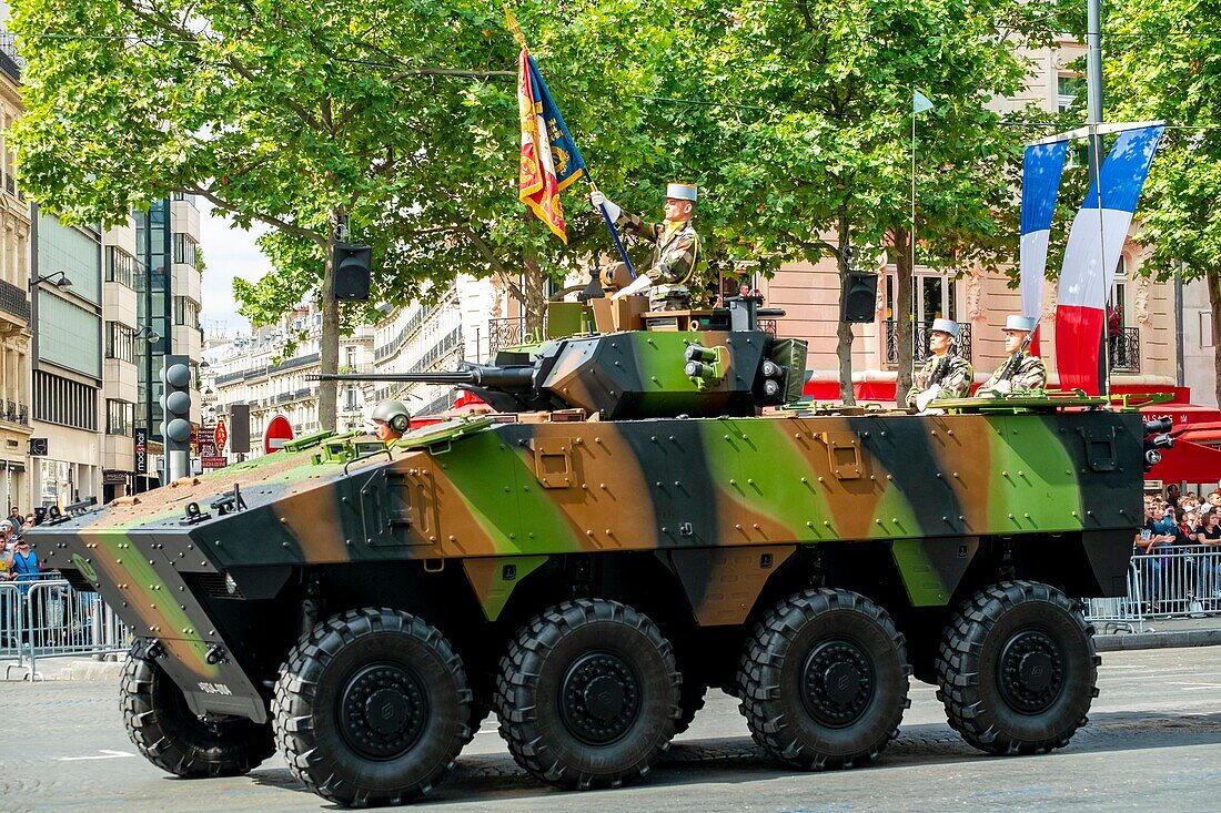 Frankreich,Paris,die Militärparade vom 14. Juli 2017