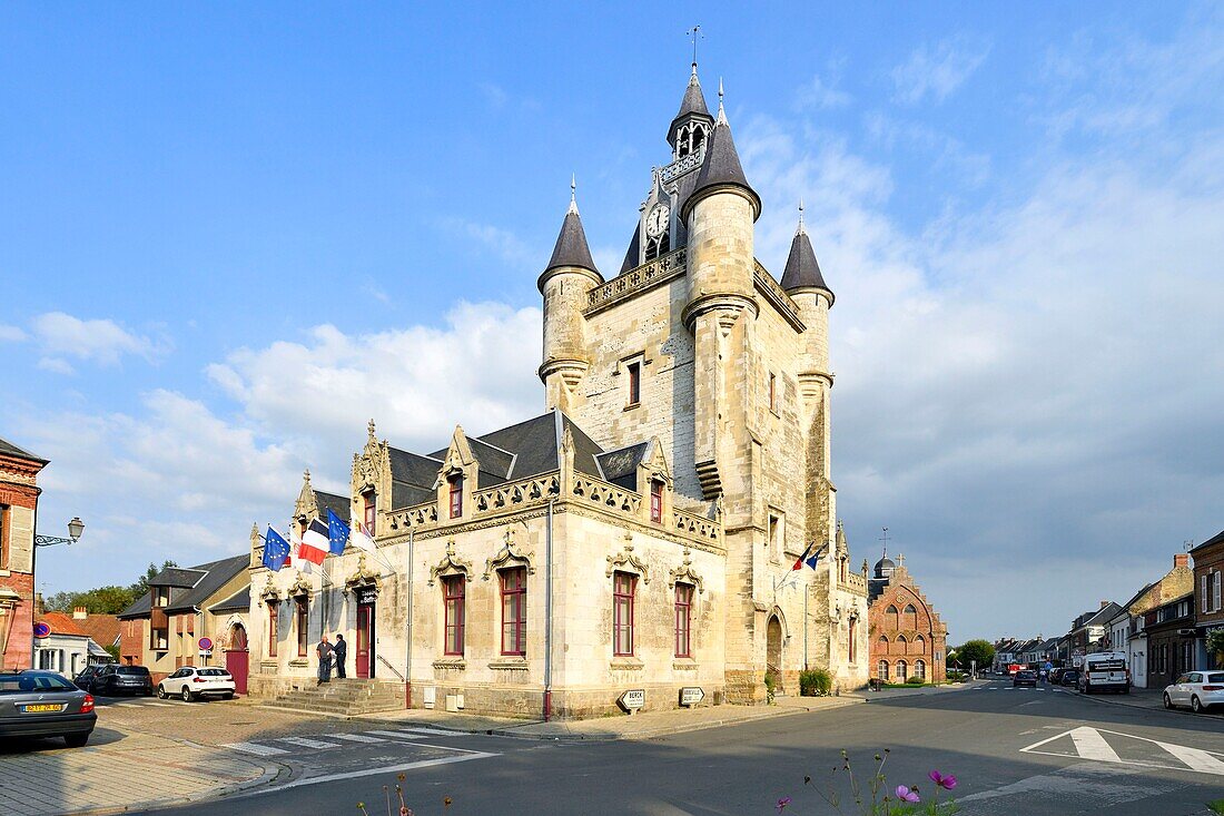 Frankreich,Picardie,Somme,Rue,Glockenturm aus dem 15. Jahrhundert, von der UNESCO zum Weltkulturerbe erklärt