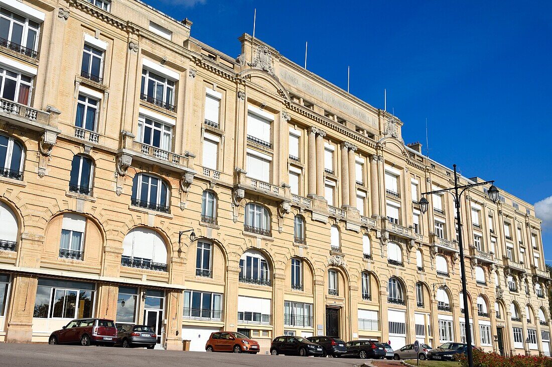 France,Seine Maritime,Sainte-Adresse nearby Le Havre,the Building Dufayel where the Belgian government settled from October 1914 to November 1918,Sainte Adresse was administrative capital of occupied Belgium during the First World War