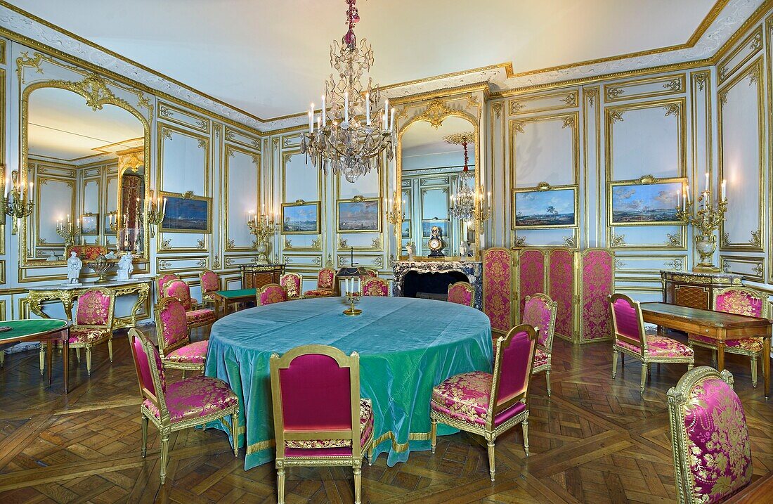 Frankreich,Yvelines,Versailles,Schloss von Versailles,UNESCO-Weltkulturerbe,Privatwohnung des Königs,Spielzimmer von Ludwig XVI.