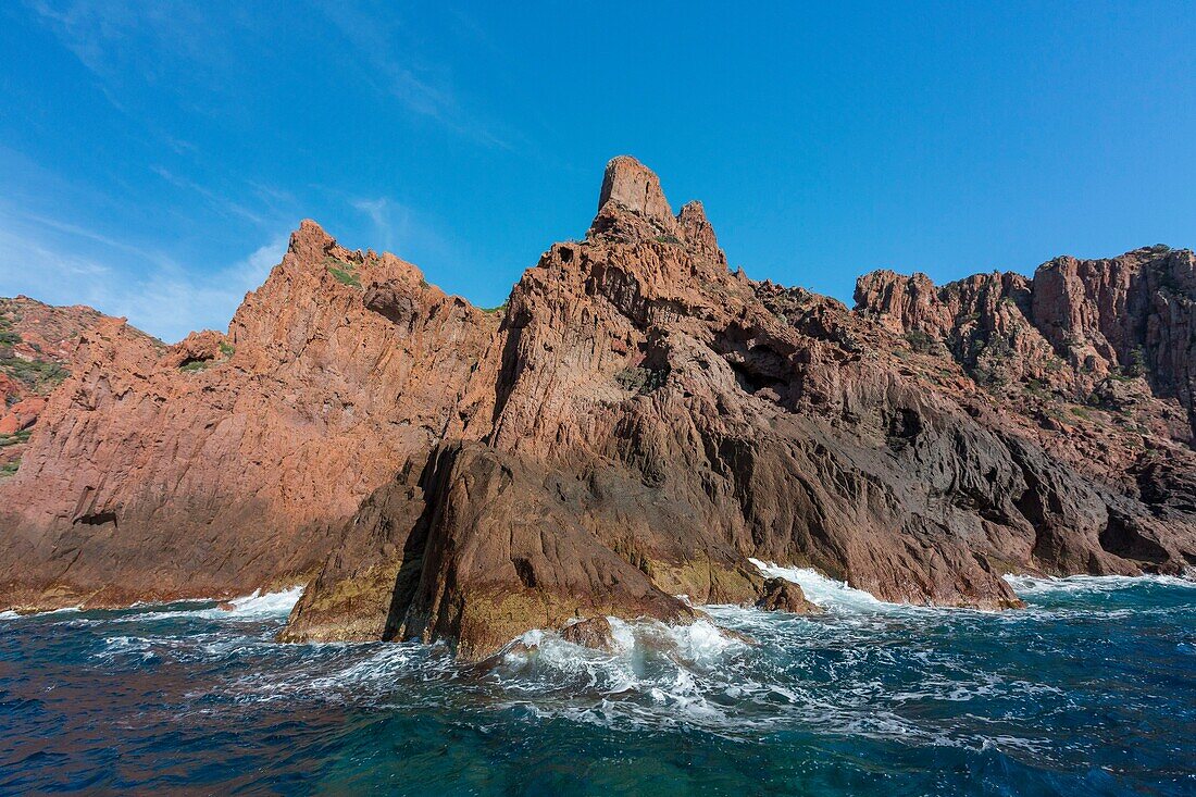 Frankreich,Corse du Sud,Golf von Porto,von der UNESCO zum Weltnaturerbe erklärt,Naturschutzgebiet Scandola