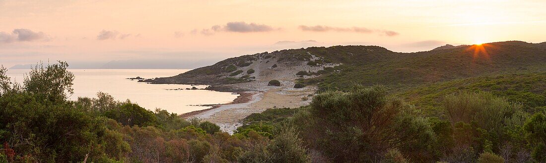 France,Haute Corse,near Ile Rousse,Agriates desert,Ghignu beach