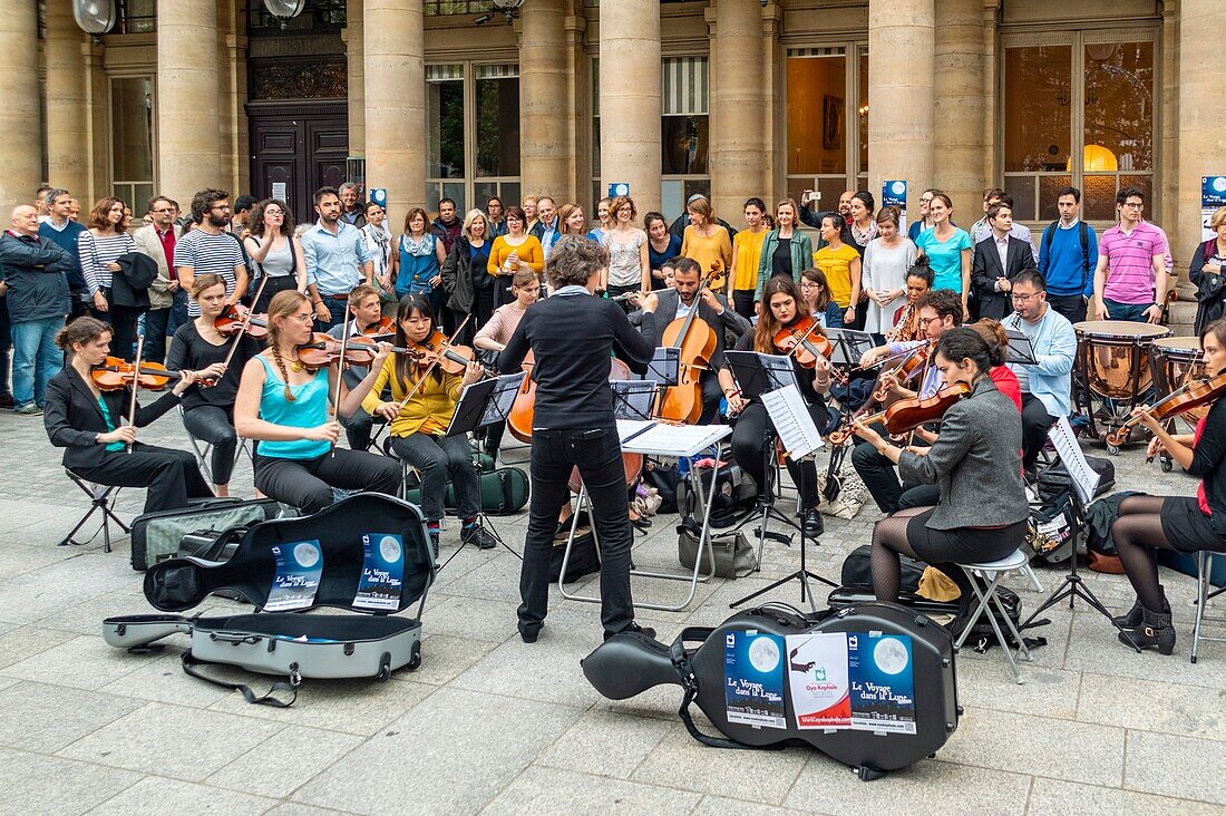 France,Paris,Music Festival in front of the Comedie Française