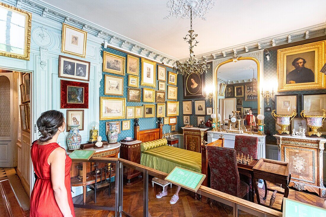 Frankreich,Paris,Viertel Nouvelle Athenes,Gustave Moreau Museum,sein Schlafzimmer