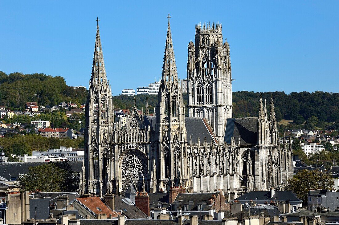 France,Seine Maritime,Rouen,Church of Saint Ouen (12th'x2013;15th century)