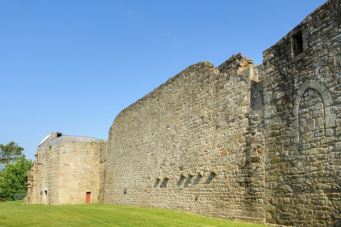 France,Morbihan,Guemene-sur-Scorff,the remains of the ramparts