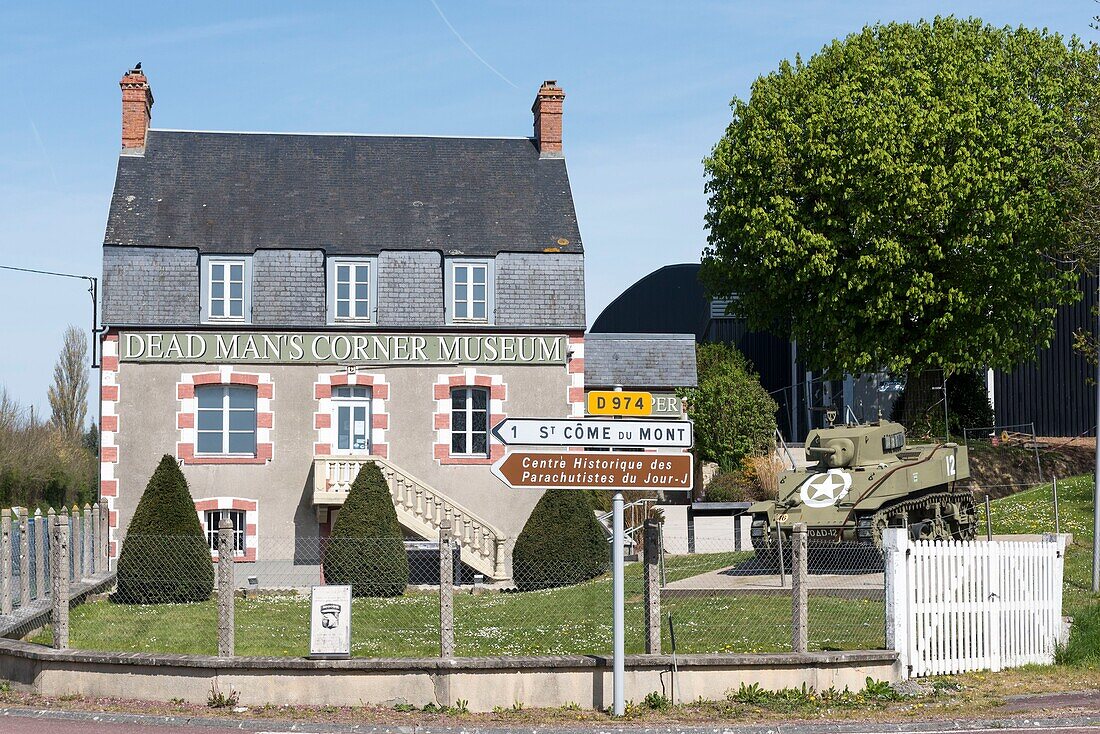 Frankreich,Manche,Cotentin,Saint Come du Mont,D Day Experience,Dead Man's Corner Museum