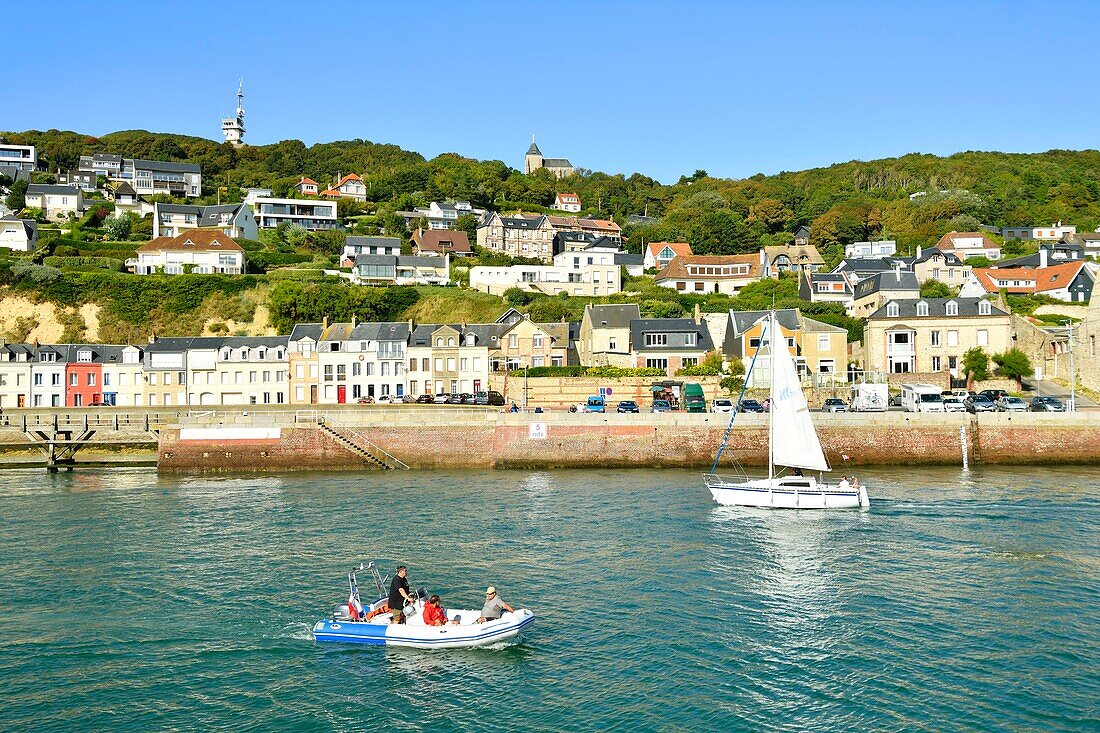 Frankreich,Seine Maritime,Pays de Caux,Cote d'Albatre (Alabasterküste),Fecamp,der Hafen