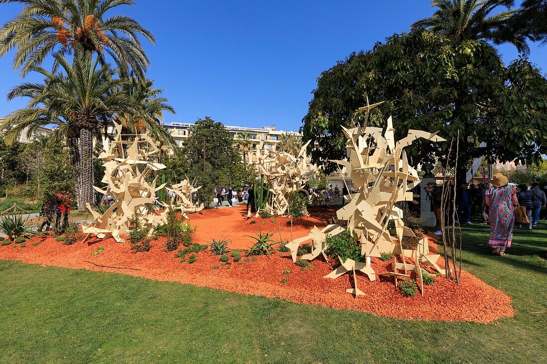 France,Alpes Maritimes,Nice,listed as World Heritage by UNESCO,Festival of Gardens of the French Riviera 2019,garden Resilience d'ete Association Paysagistes sans Frontieres by Benjamin Illat,Etienne Roby,Axel Adam Couralet,Estelle Briaud,Nicolas Brousse,Hugo Levere ,Xin Luo,Jean Baptiste Audubert,Sebastien Thomas and Pierre Delmau