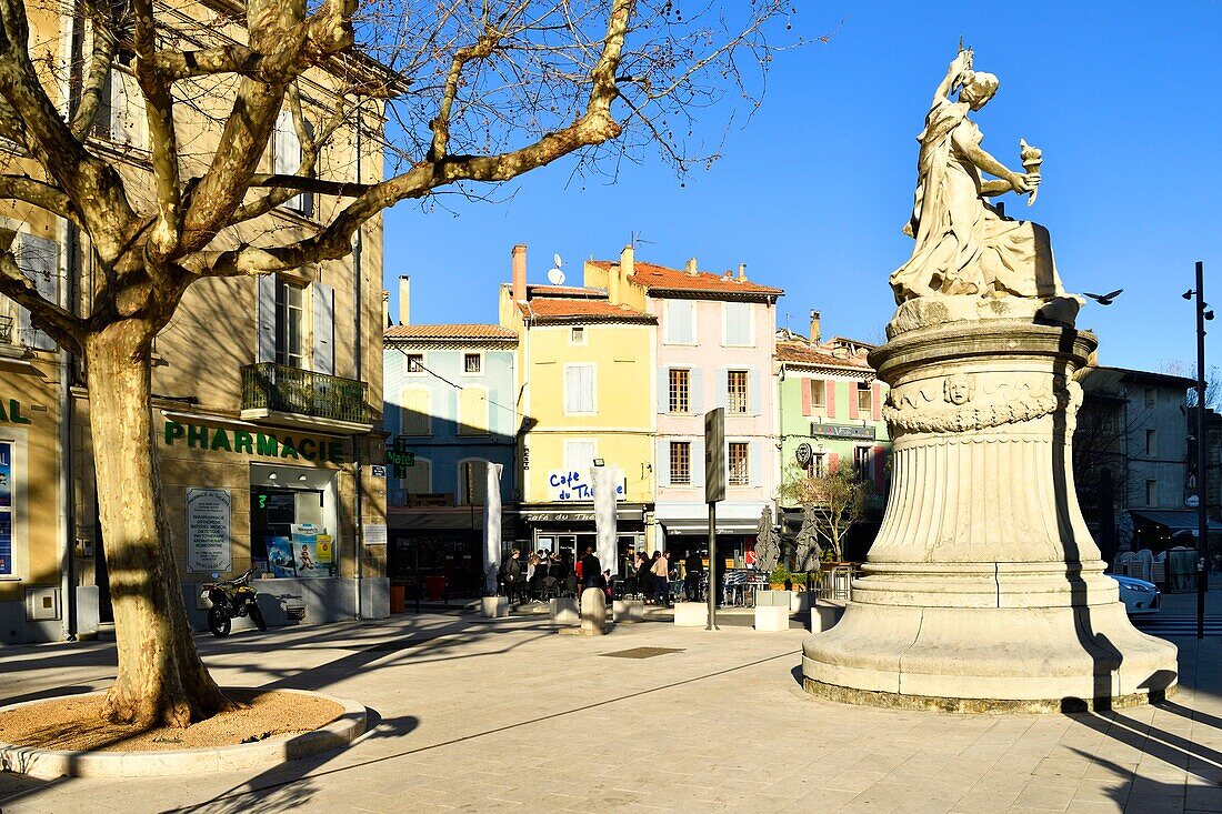 France,Vaucluse,Orange,place des Frères Mounet