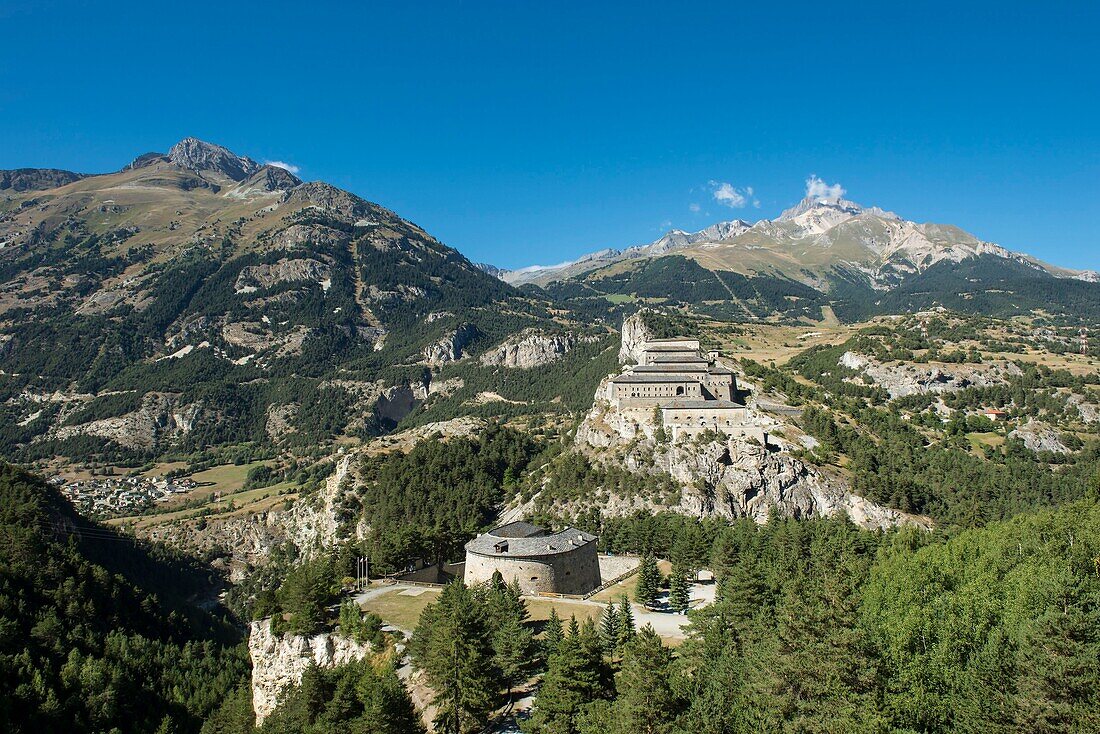 Frankreich,Savoie,Haute Maurienne,Nationalpark,Aussois,die Festungen von Esseillon Victor Emmanuel sind online verfügbar, um das Tal und die parrachee Zahn zu verteidigen