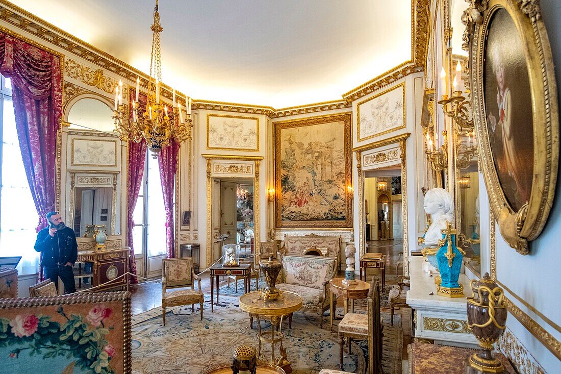 France,Paris,Nissim museum of Camondo,the grand salon