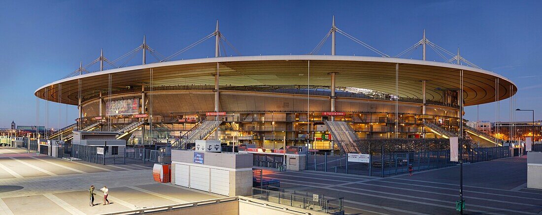 Frankreich,Seine Saint Denis,Saint Denis,Stade de France (Stadion) von den Architekten Michel Macary,Aymeric Zublena,Michel Regembal und Claude Costantini