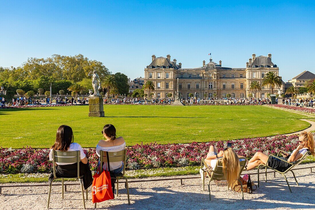 France,Paris,the Luxembourg Garden