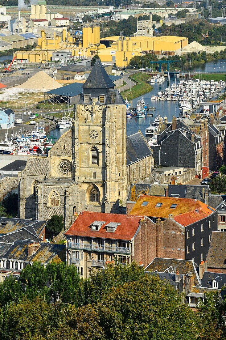 France,Seine Maritime,Le Treport,Saint Jacques church