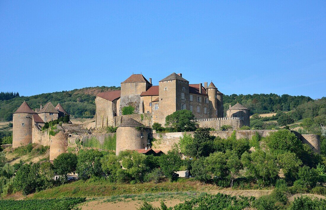 Frankreich,Saone et Loire,Berze le Chatel,das Schloss