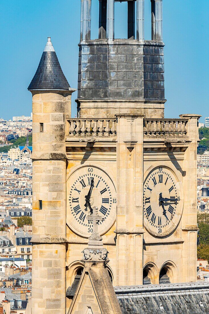 France,Paris,Sainte Genevieve mountain district,Saint Etienne du Mont church