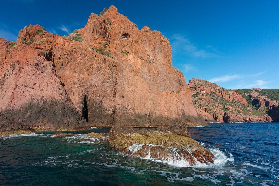 Frankreich,Corse du Sud,Golf von Porto,von der UNESCO zum Weltnaturerbe erklärt,Naturschutzgebiet Scandola