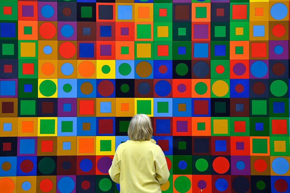 France,Bouches du Rhone,Aix en Provence,Vasarely fondation