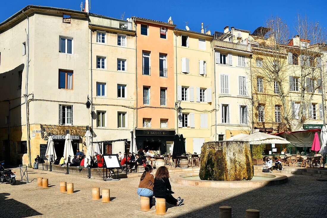 France,Bouches du Rhone,Aix en Provence,forum des Cardeurs