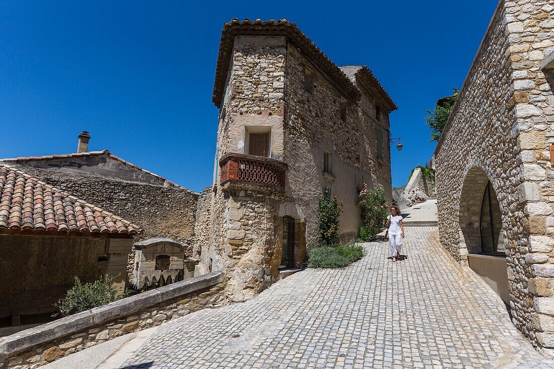 France,Vaucluse,village of Gigondas