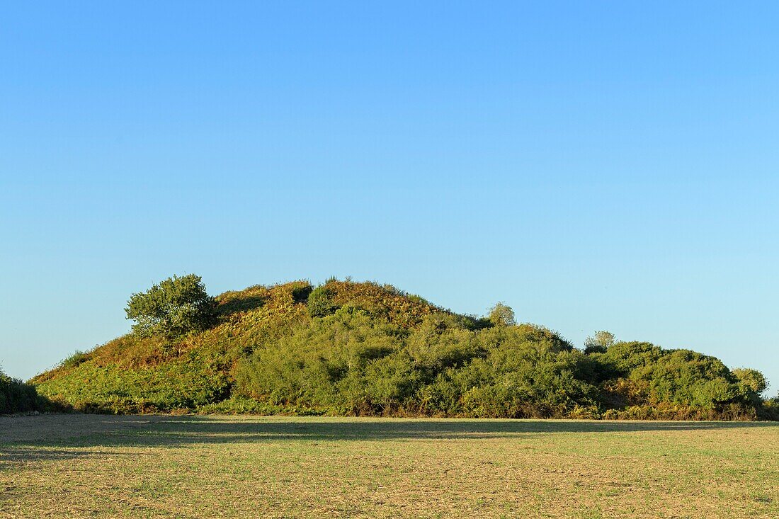 Frankreich,Morbihan,Arzon,der Tumulus von Tumiac oder der Hügel von Caesar