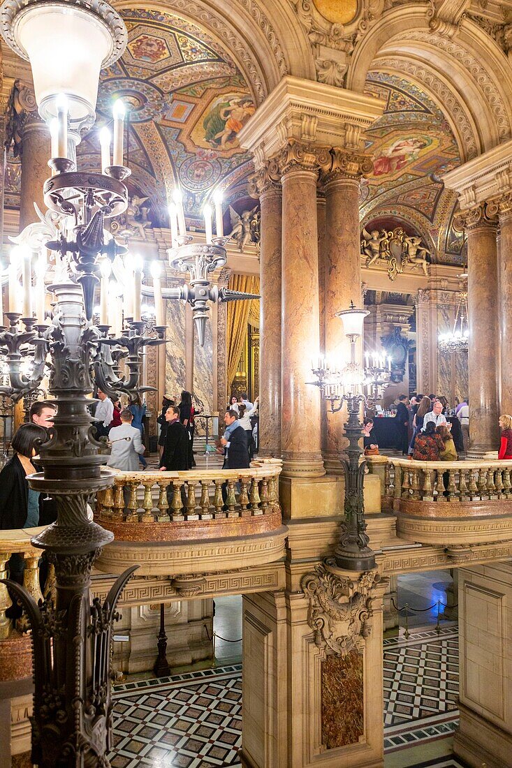 France,Paris,the hall of the Opera Garnier