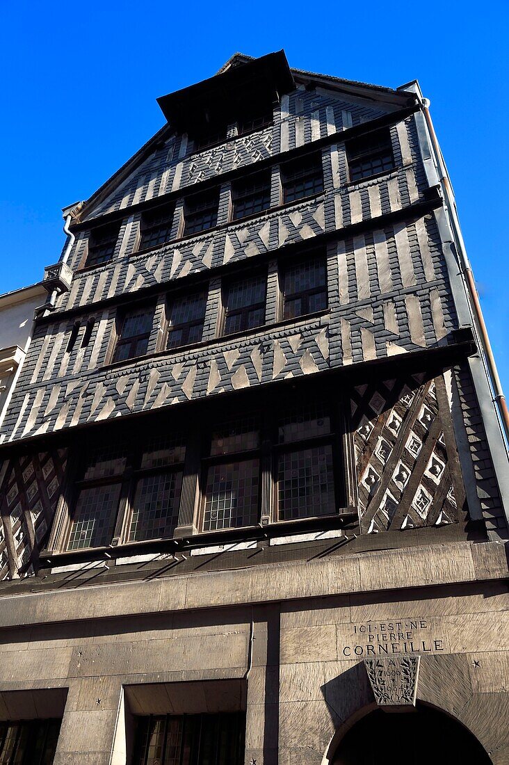 Frankreich,Seine Maritime,Rouen,das Geburtshaus von Pierre Corneille in der Rue de la Pie 4