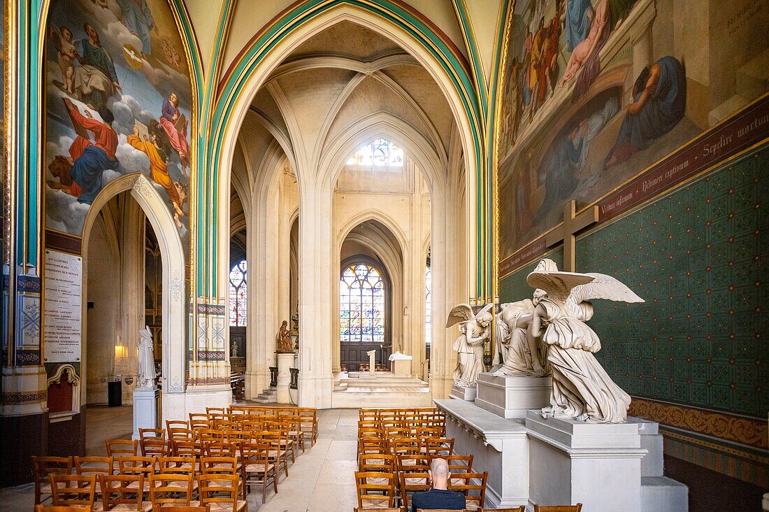 France,Paris,Saint Gervais Square,Saint Gervais Saint Protais Church,Noël Bellemare and his workshop,Retable of the Passion