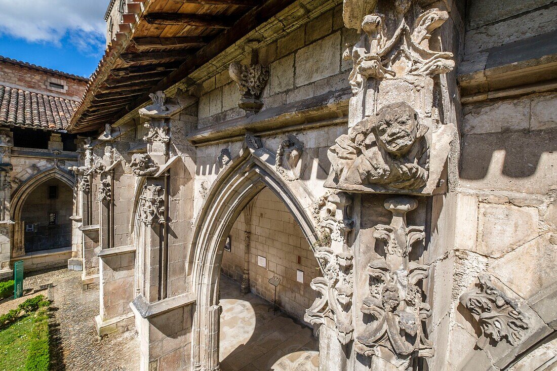 Frankreich,Lot,Quercy,Cahors,Kreuzgang der Kathedrale Saint Etienne,von der UNESCO zum Weltkulturerbe erklärt,Lot-Tal