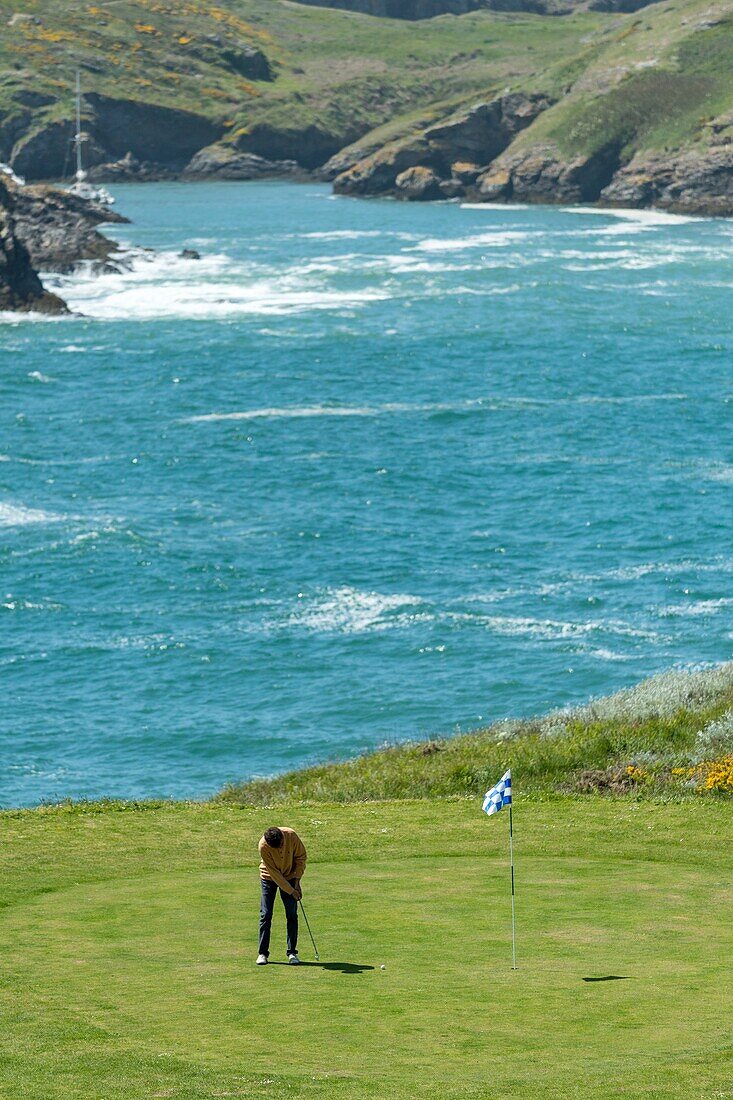 France,Morbihan,Belle-Ile island,Sauzon,the golf of Belle Ile