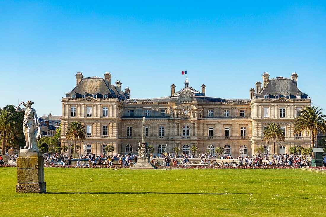 France,Paris,the Luxembourg Garden