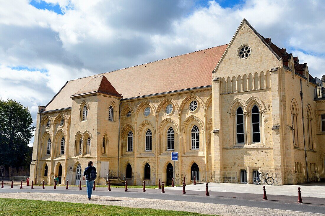 France,Calvados,Caen,the Abbaye aux Hommes (Men's Abbey),the Ducal Palace of the 14th century