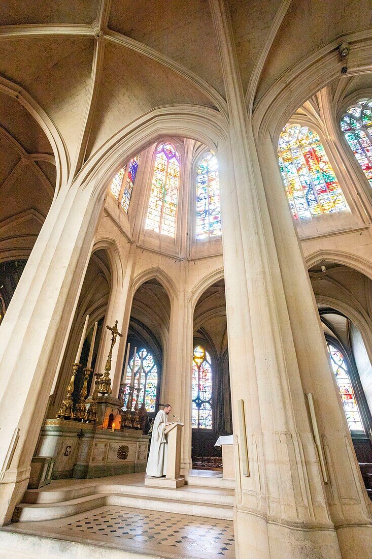 France,Paris,Saint Gervais Square,Saint Gervais Saint Protais Church