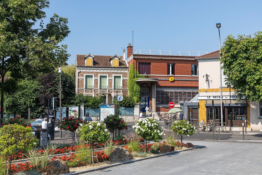 Frankreich,Seine Saint Denis,Rosny sous Bois,Avenue der Republik,Platz der Märtyrer des Widerstandes und der Deportation