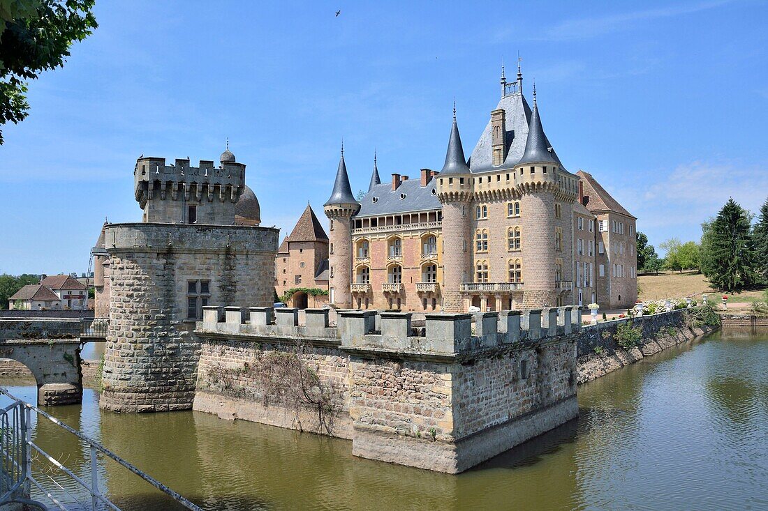 France,Saone et Loire,La Clayette,the castle