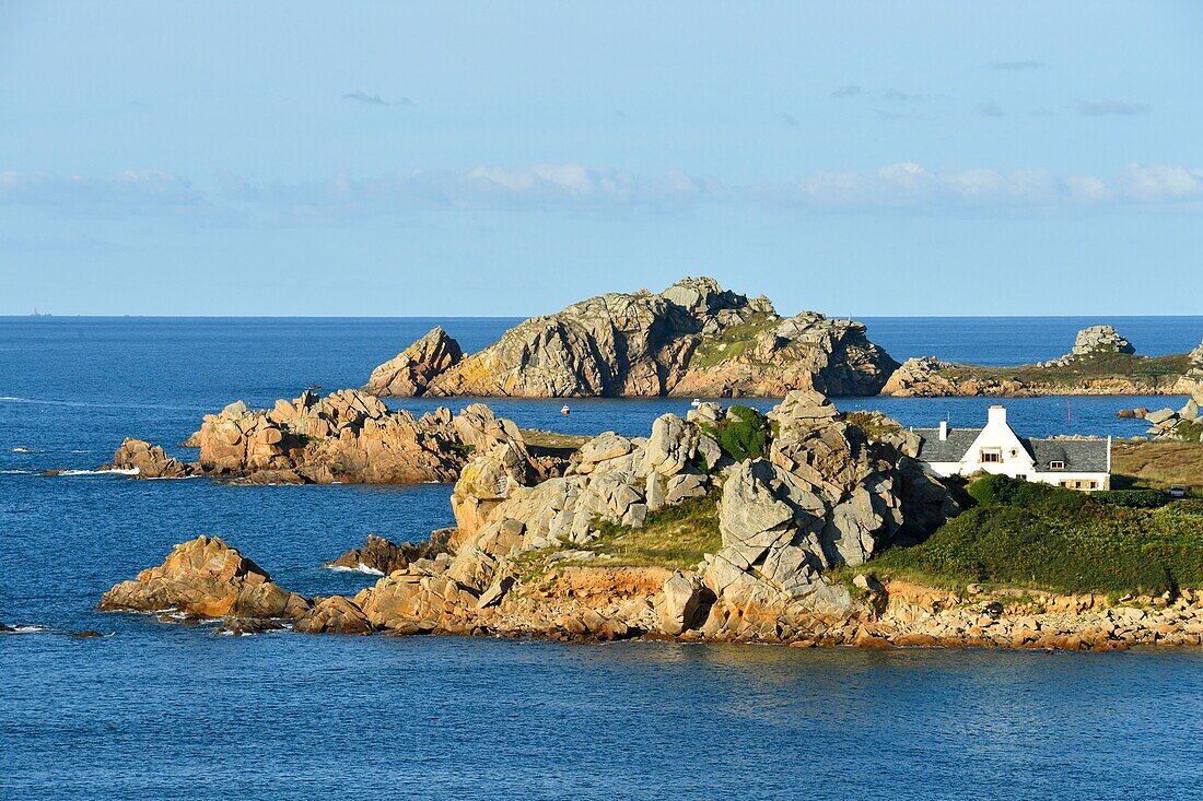 France,Finistere,Morlaix bay,Plougasnou,Pointe de Diben