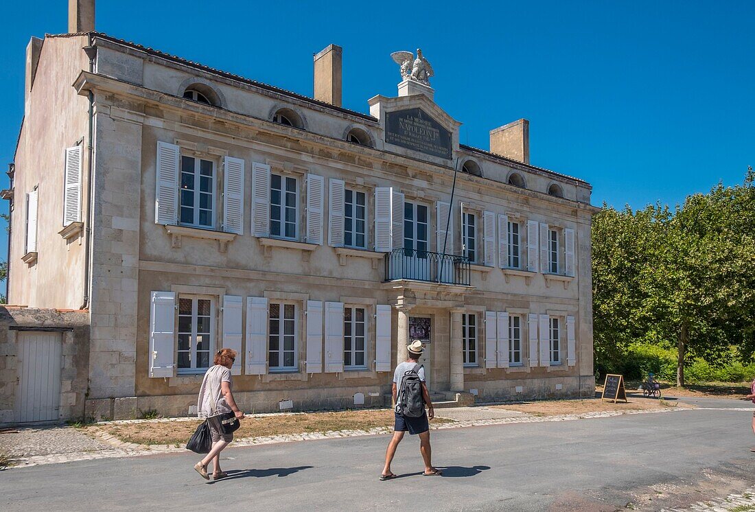 France,Charente Maritime,Ile d'Aix,burg,musee napoleonien (Napoleonian museum) in rue Napoleon