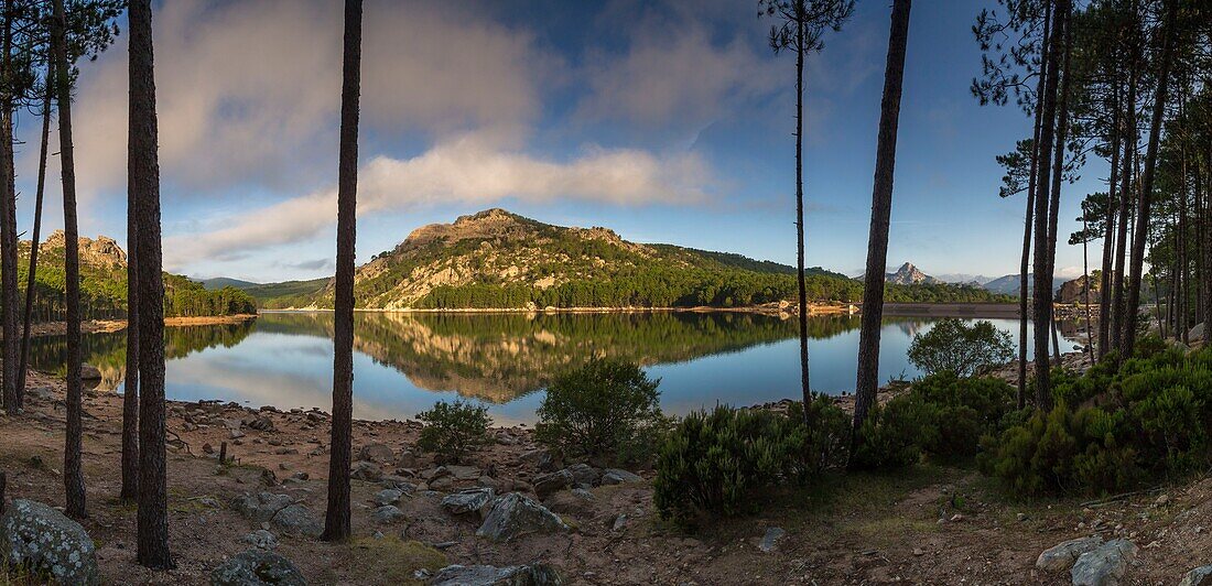 France,Corse du Sud,Alta Rocca,San Gavino di Carbini,Ospedale Massif,Lake Ospedale