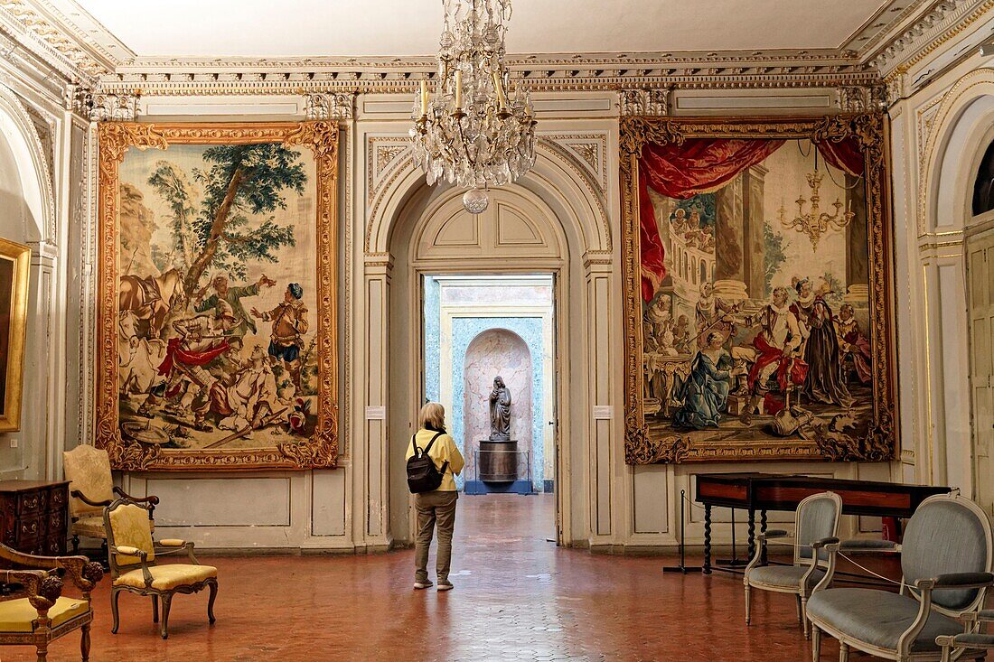 Frankreich,Bouches du Rhone,Aix en Provence,Stadtviertel Saint Sauveur,Place des Martyrs de la Résistance (alter Erzbischofsplatz),Erzbischöflicher Palast,Wandteppichmuseum