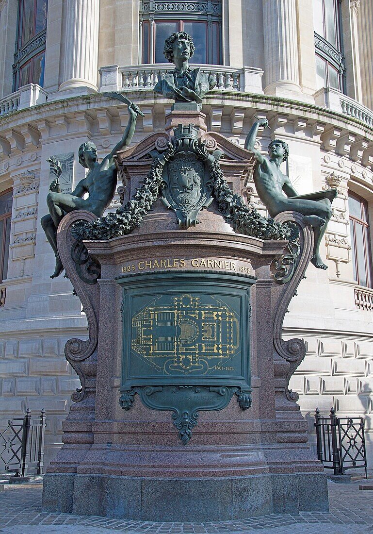 Frankreich,Paris,Charles Garnier,Architekt der Garnier-Oper