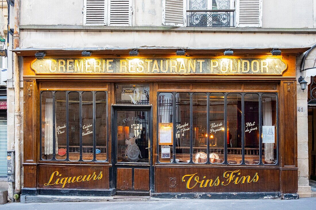France,Paris,Saint Germain des Pres district,Le Polidor restaurant
