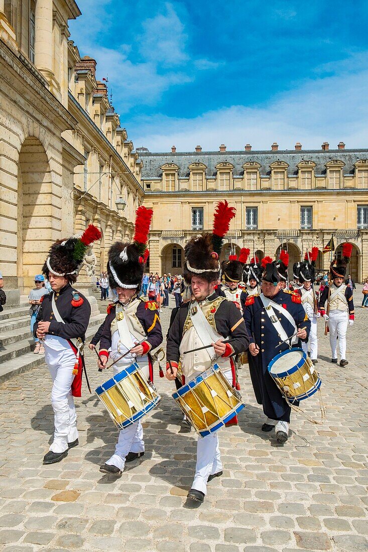 Frankreich,Seine et Marne,Schloss Fontainebleau,Historische Rekonstruktion des Aufenthaltes von Napoleon I. und Josephine im Jahr 1809