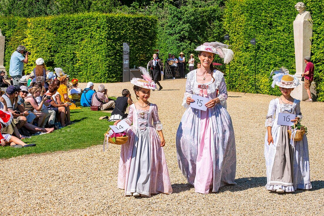 France,Seine et Marne,Maincy,the castle of Vaux-le-Vicomte,15th Grand Siecle Day : costume day of the 17th century