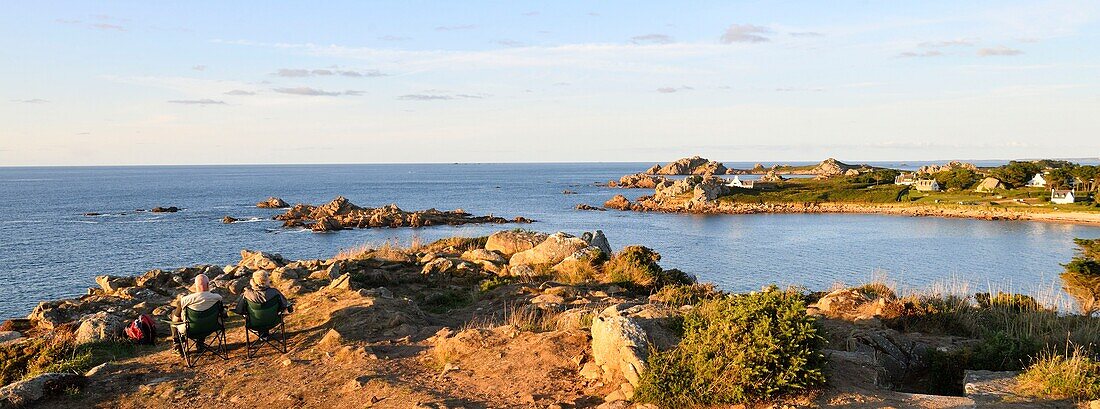 France,Finistere,Morlaix bay,Plougasnou,Pointe de Diben