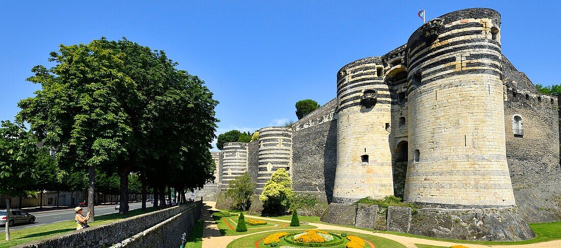 Frankreich,Maine et Loire,Angers,das von Saint Louis erbaute Schloss der Herzöge von Anjou