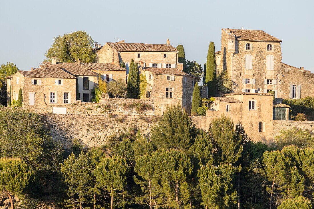 France,Vaucluse,regional natural park of Luberon,Ménerbes,labeled the Most Beautiful Villages of France